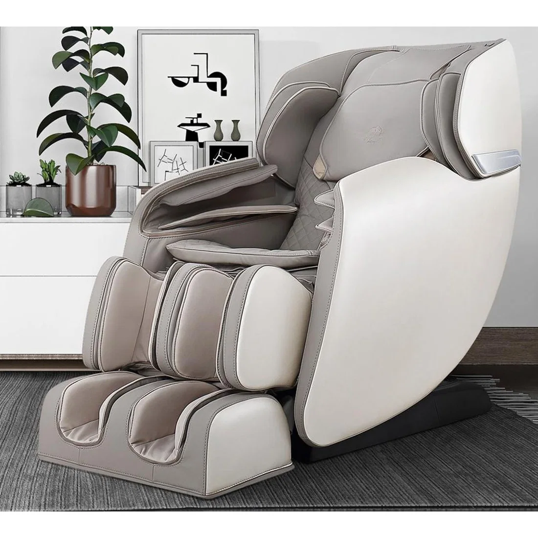 Bodycare BC5870 whole body massage chair with SL track - Champagne