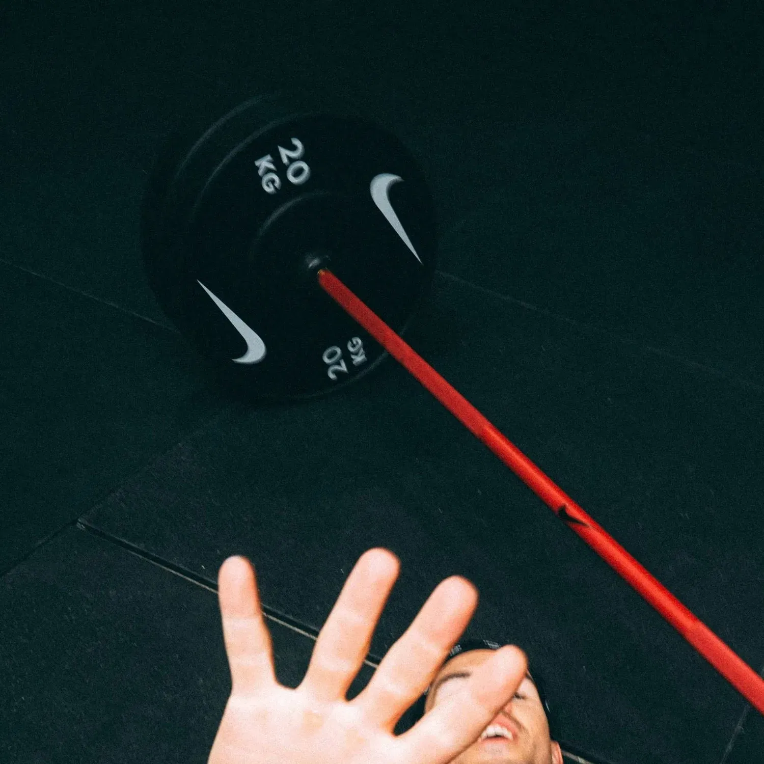 Nike Strength Barbell Series Elite - 20 Kg | Red Swoosh