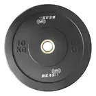 Beast Fitness Black Bumper Plate - 10 Kg - Single