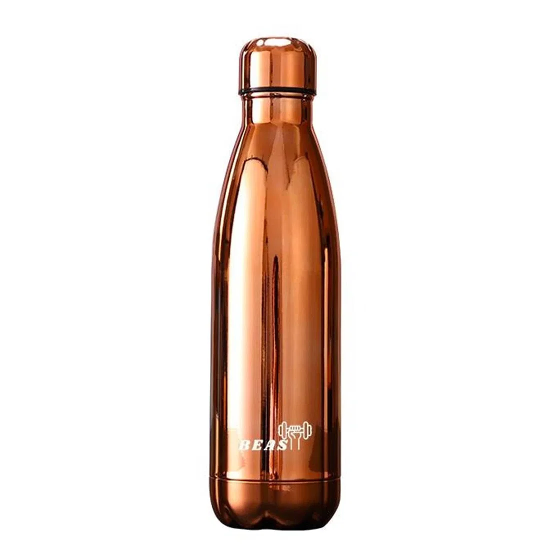 وحش اللياقة البدنية زجاجة فولاذية معزولة - Bronze - 500ml