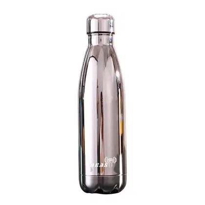 وحش اللياقة البدنية زجاجة فولاذية معزولة - Silver - 500ml