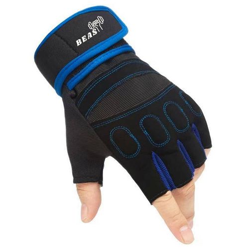 Beast Fitness Gym Gloves-Blue