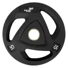 Beast Fitness PU Olympic Weight Plate Black - 15 Kg - Single