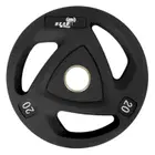 Beast Fitness PU Olympic Weight Plate Black - 20 Kg - Single