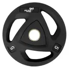 Beast Fitness PU Olympic Weight Plate Black - 5 Kg - Single