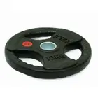 Beast Fitness Tri Grip Rubber Olympic Weight Plate - 10 Kg - Single