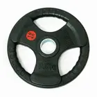 Beast Fitness Tri Grip Rubber Olympic Weight Plate - 10 Kg - Single