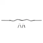 Body Sculpture Curl Barbell Bar With Clip Lock 47 Inch