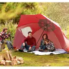 سكلز  مظلة Sport-Brella XL بفتحات تهوية SPF 50+ للشمس والمطر - Deep Red