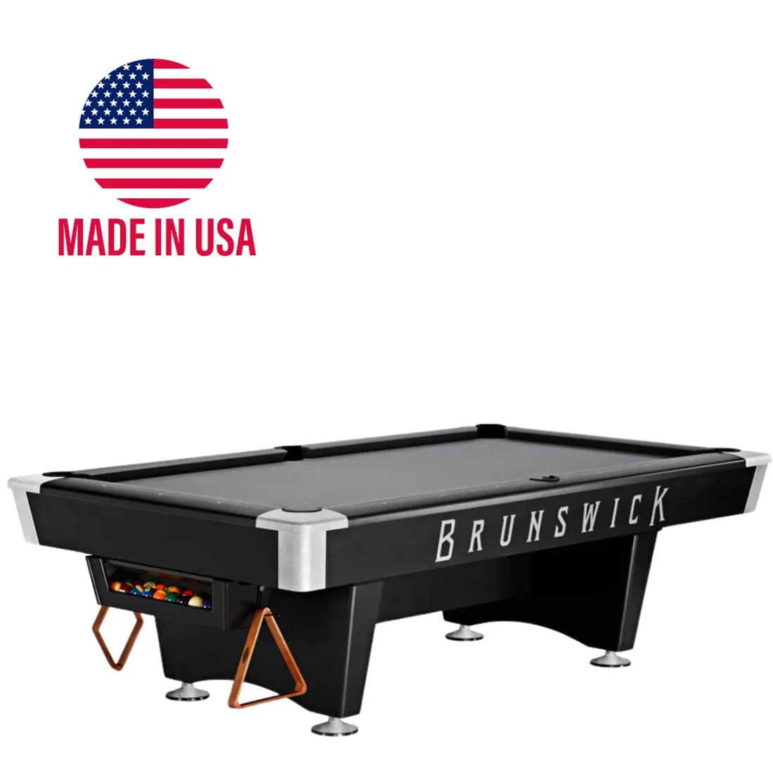 Brunswick  9ft Black Wolf Pro Pool Table