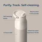 LARQ Bottle PureVis 2 with Essential Bottle Filter - Mojave Dune - 1L / 34oz