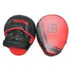 Axox Leather Focus Mitts - Red/Black - L/XL