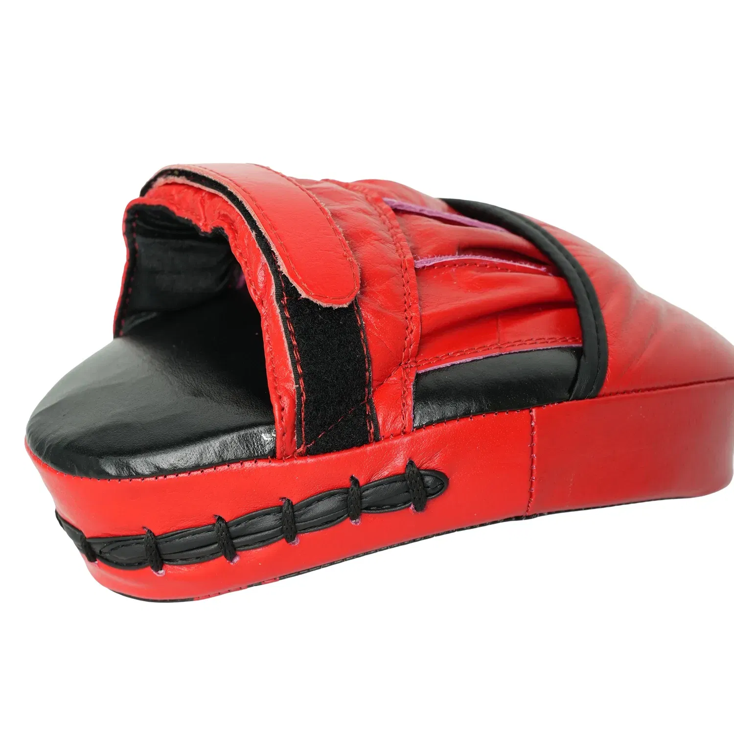Axox Leather Focus Mitts - Black/Red - SM