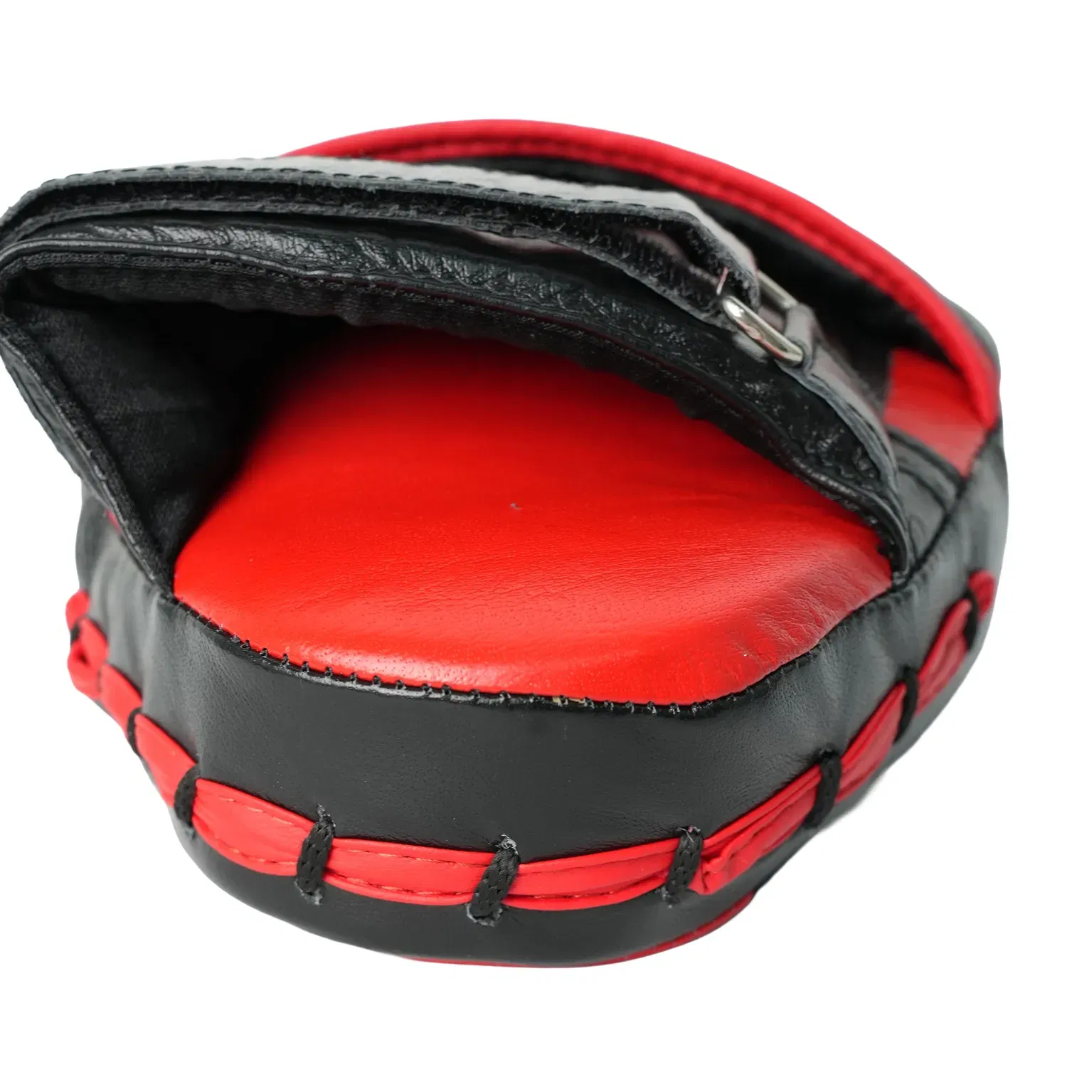 Axox Leather Focus Mitts - Red/Black - SM