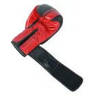 Axox Leather Boxing Gloves for Training - Black/Red - 10 Oz