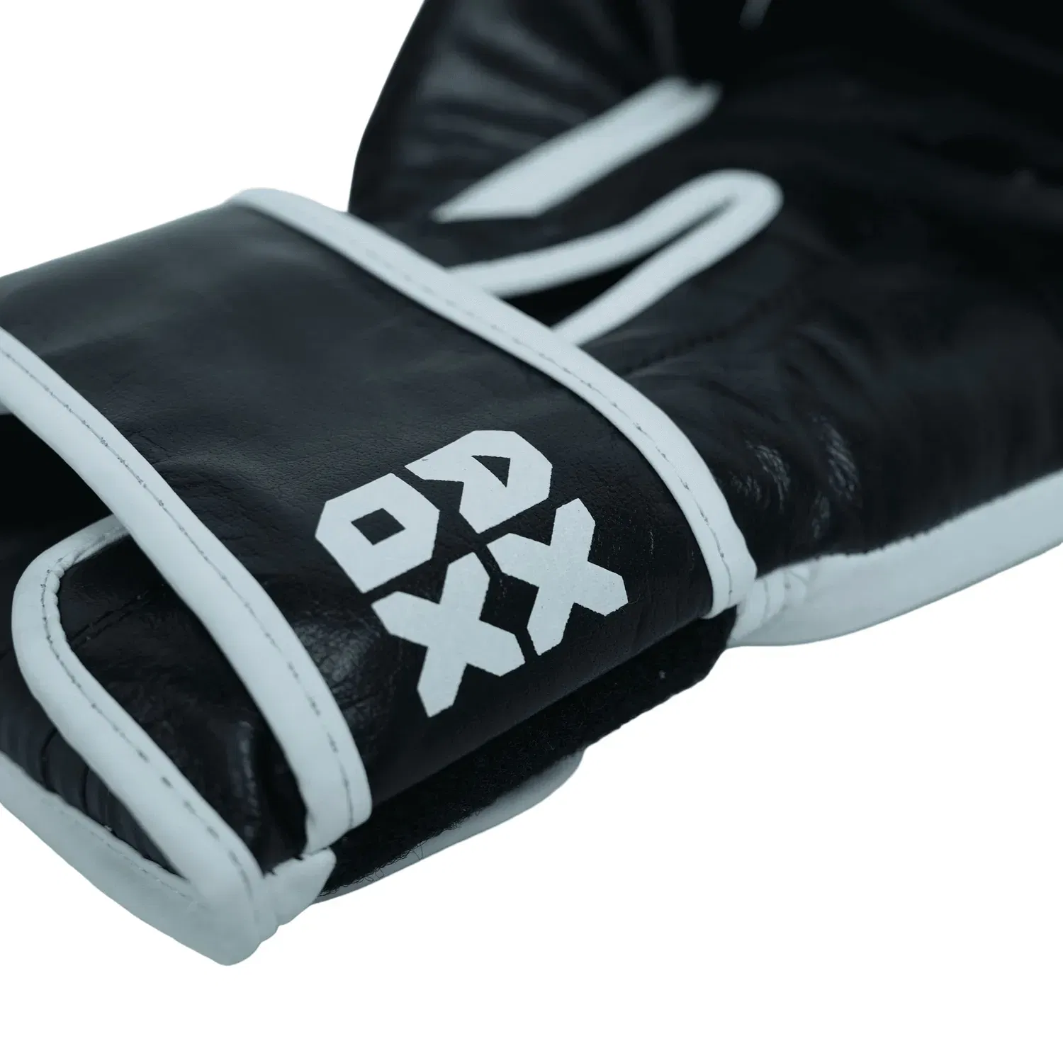 Axox Leather Boxing Gloves for Training - White/Black - 10 Oz
