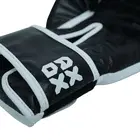 Axox Leather Boxing Gloves for Training - White/Black - 10 Oz