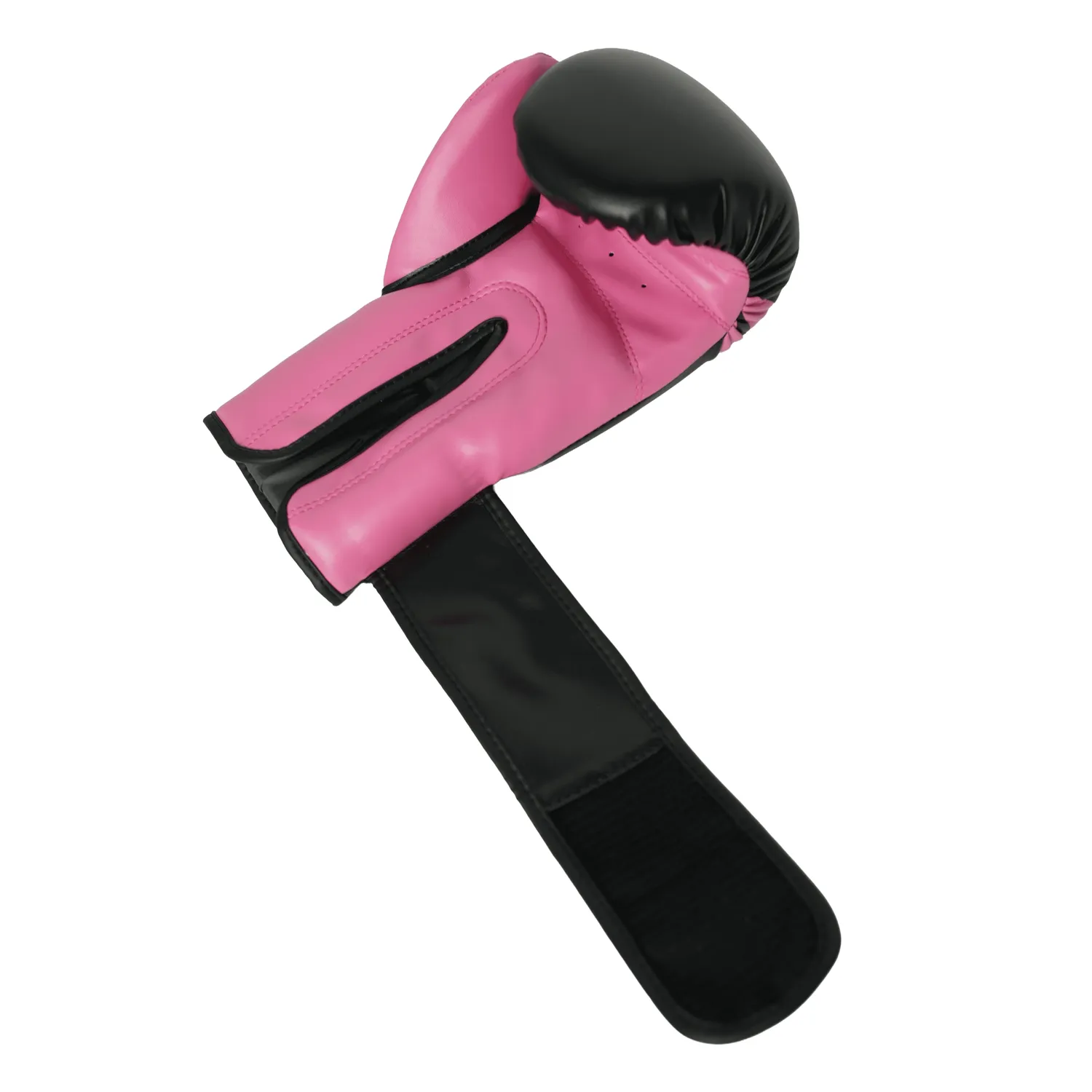 اكسوكس قفازات ملاكمة PVC للتدريب - Pink/Black - 10 Oz