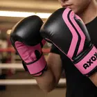Axox PVC Boxing Gloves - Pink/Black - 6 Oz