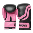 Axox PVC Boxing Gloves - Pink/Black - 6 Oz