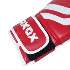 Axox PVC Boxing Gloves - White/Red - 16 Oz