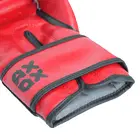 Axox PVC Boxing Gloves - Black/Red - 6 Oz