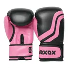 Axox PVC Boxing Gloves - Pink/Black - 4 Oz