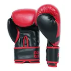 Axox PVC Boxing Gloves - Red/Black - 16 Oz