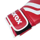 Axox PVC Boxing Gloves - White/Red - 6 Oz