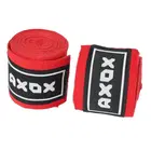 Axox Cotton/Nylon Hand Wraps - Pair | 4 Meter | Red - Red