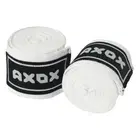Axox Cotton/Nylon Hand Wraps - Pair | 4 Meter | Red - White