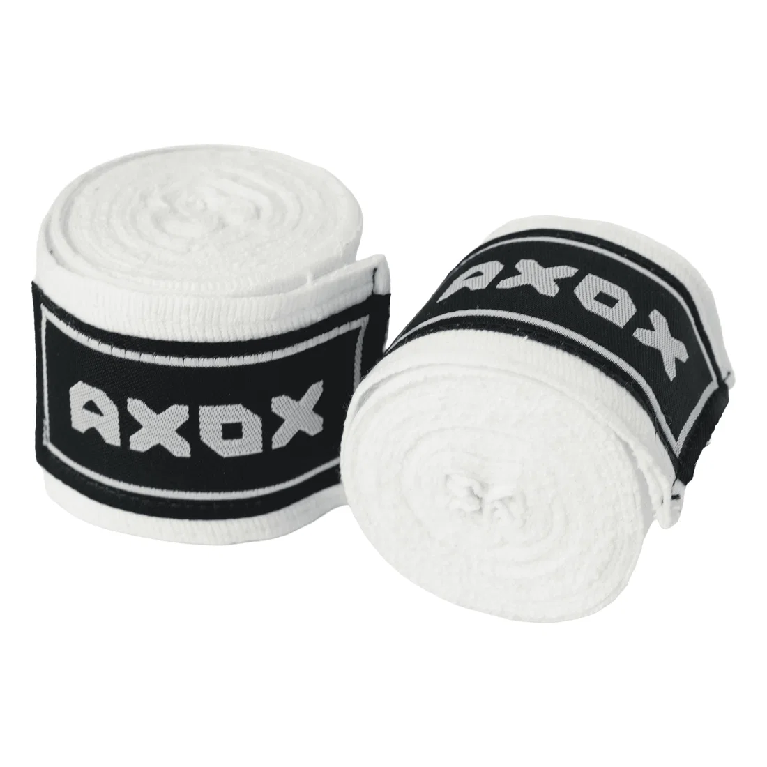 Axox Cotton/Nylon Hand Wraps - Pair | 4 Meter | Red - White