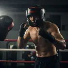 اكسوكس واقي رأس جلدي للملاكمة والتدريب - L/XL