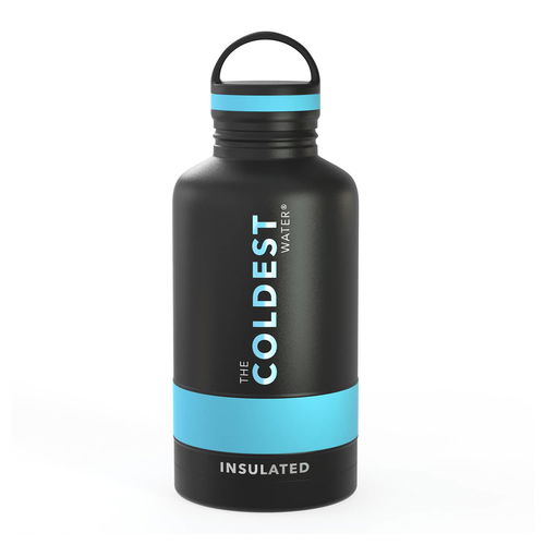 The Coldest Water Bottle - 64 Oz Matte Black