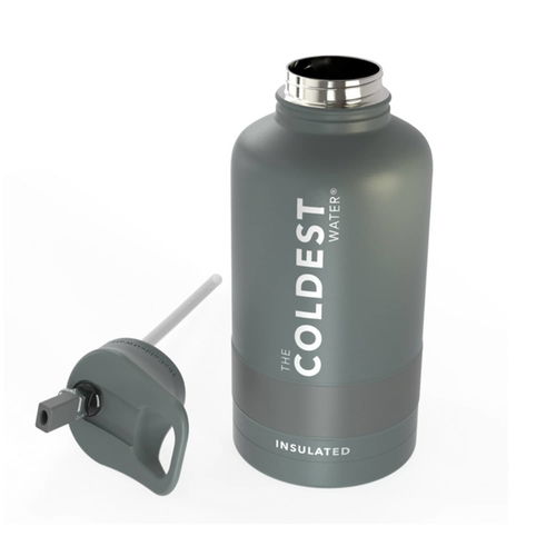 The Coldest Water Bottle Sports - 64 Oz Gun Metal Grey