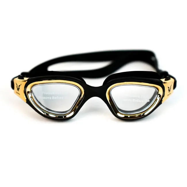 Harley Fitness Swimming Goggles, Black/Gold