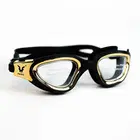Harley Fitness Swimming Goggles, Black/Gold