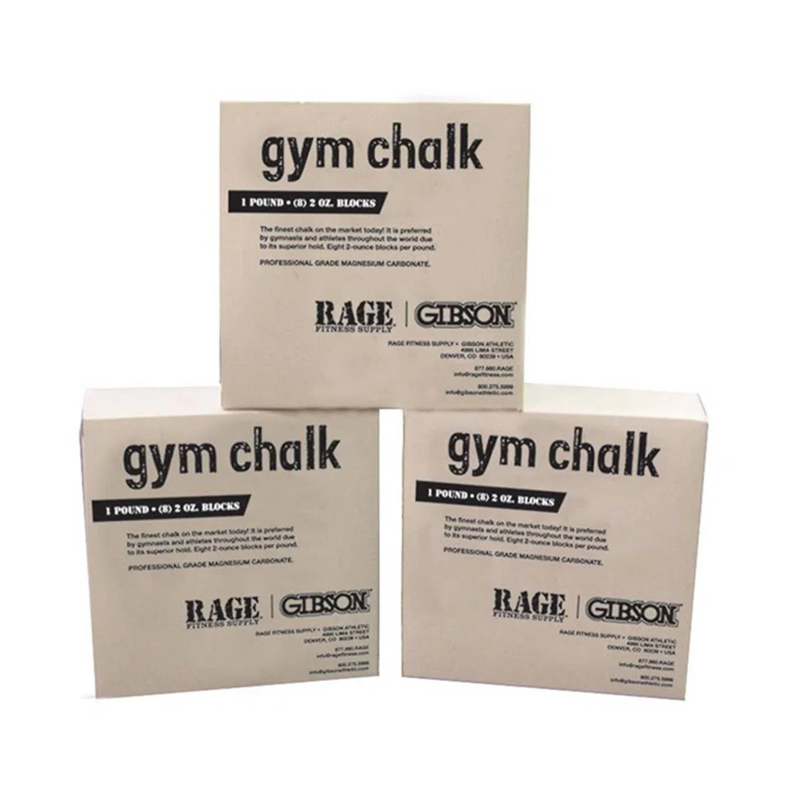 Rage Fitness Gym Block Chalk - 2 Oz