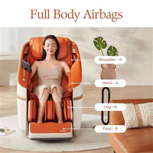 Zeitaku Chiru Full Body Massage Chair-Orange