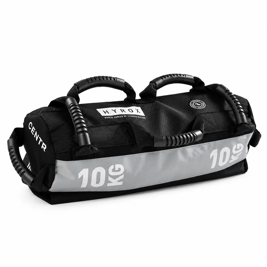 Athlete training with Centr x HYROX Competition Sandbag