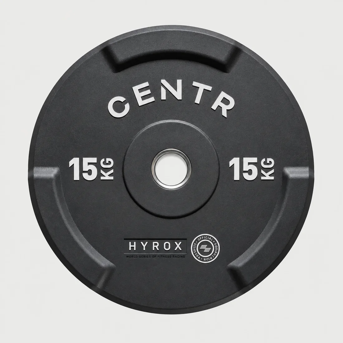 Centr x Hyrox Competition Interlocking Bumper Plate - 15 KG