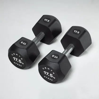 سنتر × هيروكس دمبل يوريثان (زوج) - 17.5 KG