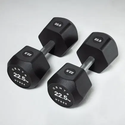 Centr x Hyrox Urethane Dumbbells (Pair) - 22.5 KG