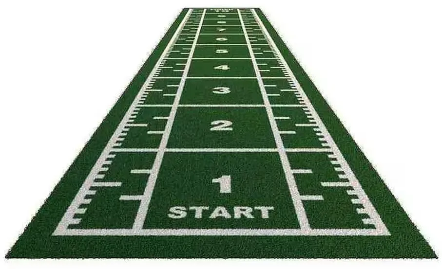 TrimLife Gym Sled CrossFit Training Turf, 10M - Green