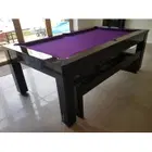 Rais Solid Wood 8ft Slate Bed Luxury Dining Pool Table - D3