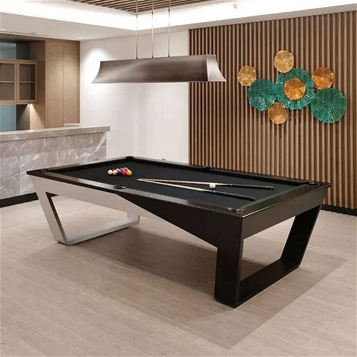 Rais D3A 8Ft Pool Table - Black and Gold