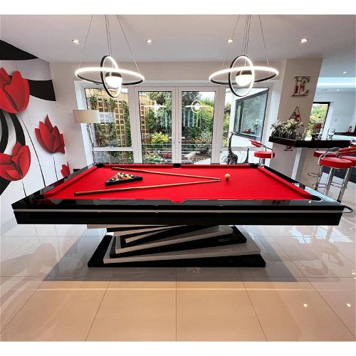 Rais 9ft Slate Bed Luxury Pool Table / Drop Pocket