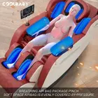 CoolBaby DDAMY650 Full Body Massage chair - zero gravity linkage capsule with large screen LCD screen - Red