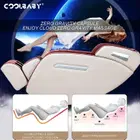 CoolBaby DDAMY650 Full Body Massage chair - zero gravity linkage capsule with large screen LCD screen - Red