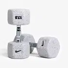 Nike Strength Heavy - Duty Grind Hex Dumbbell - Wolf Grey - Single - 17.5 Kg